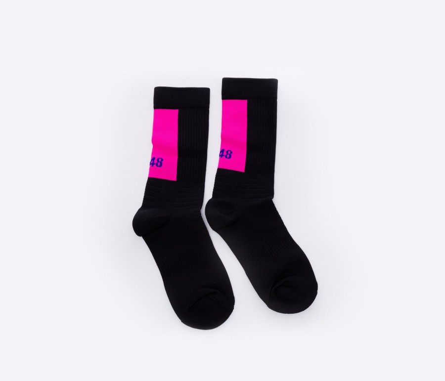 Women P448 Accessories | Socks Black/Pink