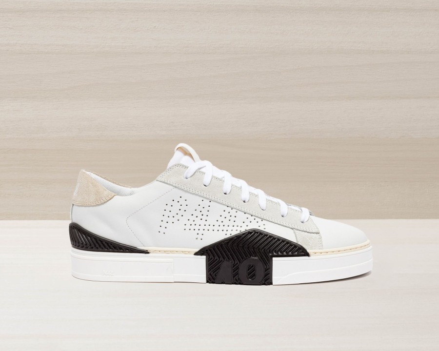 Men P448 Low Tops | Half Pipe White/Beige