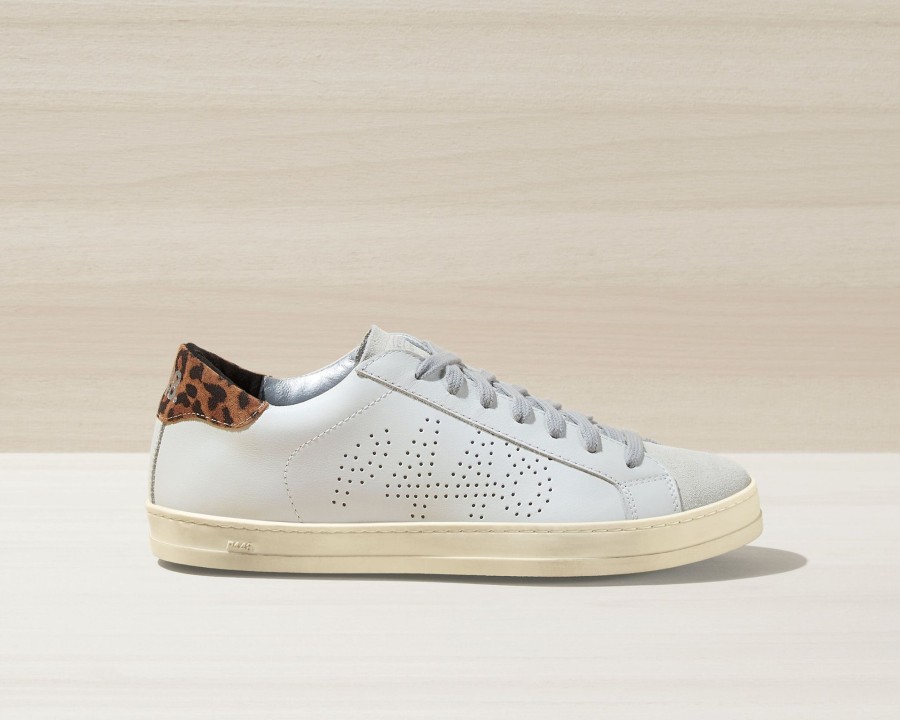 Women P448 Low Tops | John White/Leopard