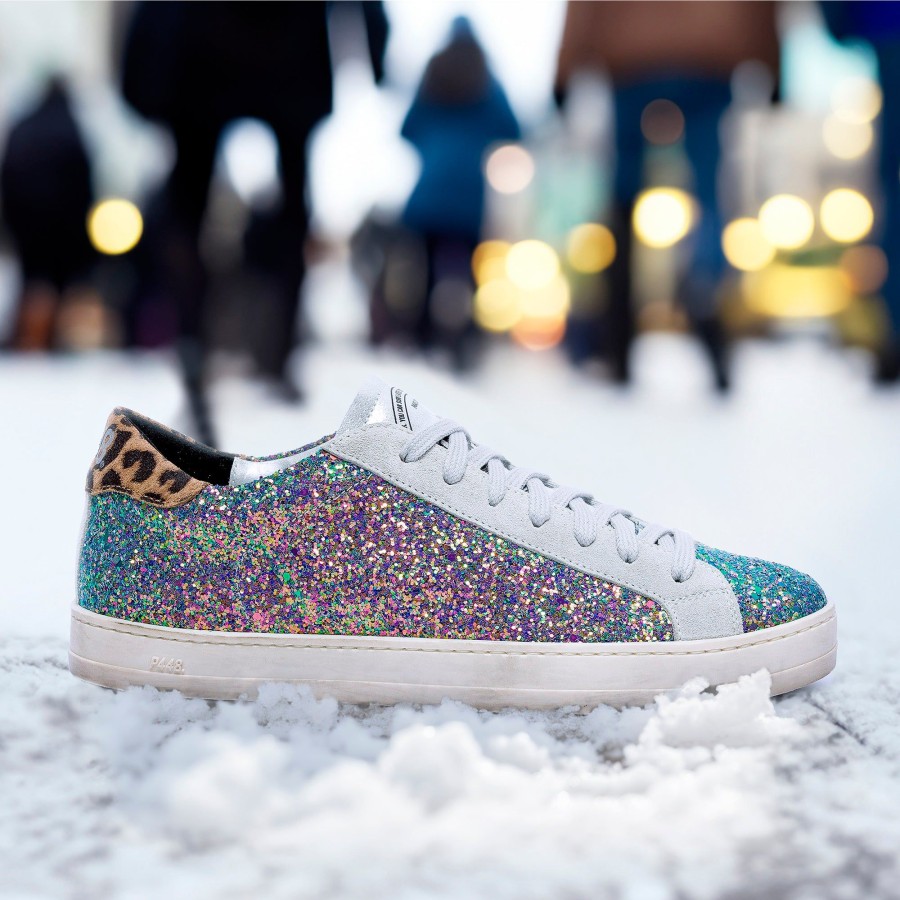 Women P448 Low Tops | John Multi/Glitter