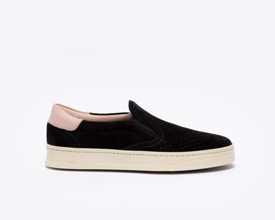 Women P448 Low Tops | Deck Black/Pink