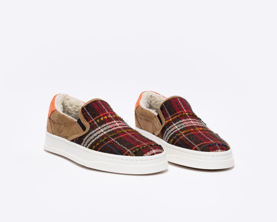 Women P448 Low Tops | Deck Bri/Tartan