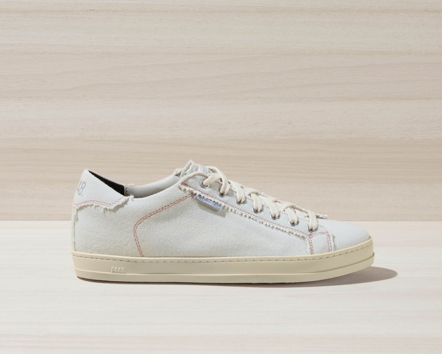 Men P448 Low Tops | John Vegan Cream