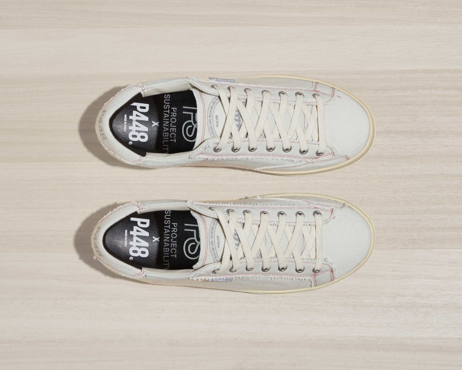 Men P448 Low Tops | John Vegan Cream