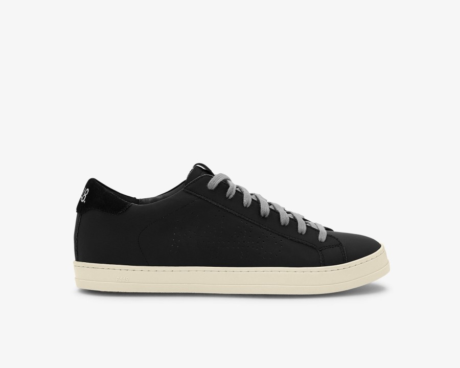 Men P448 Low Tops | John Recycled Black