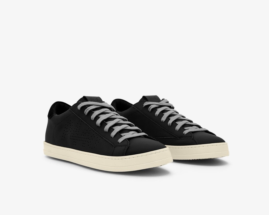 Men P448 Low Tops | John Recycled Black