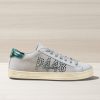 Women P448 Low Tops | John White/Turquoise