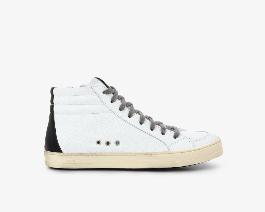 Women P448 High Tops | Skate Recycled White/Black