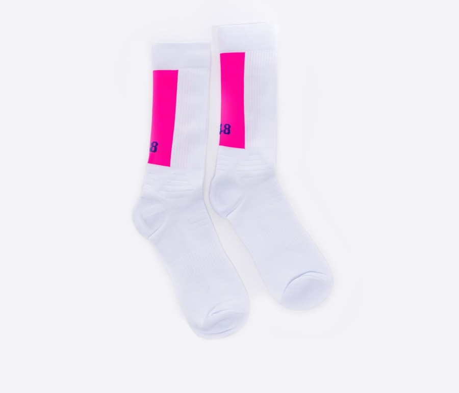 Women P448 Accessories | Socks White/Pink