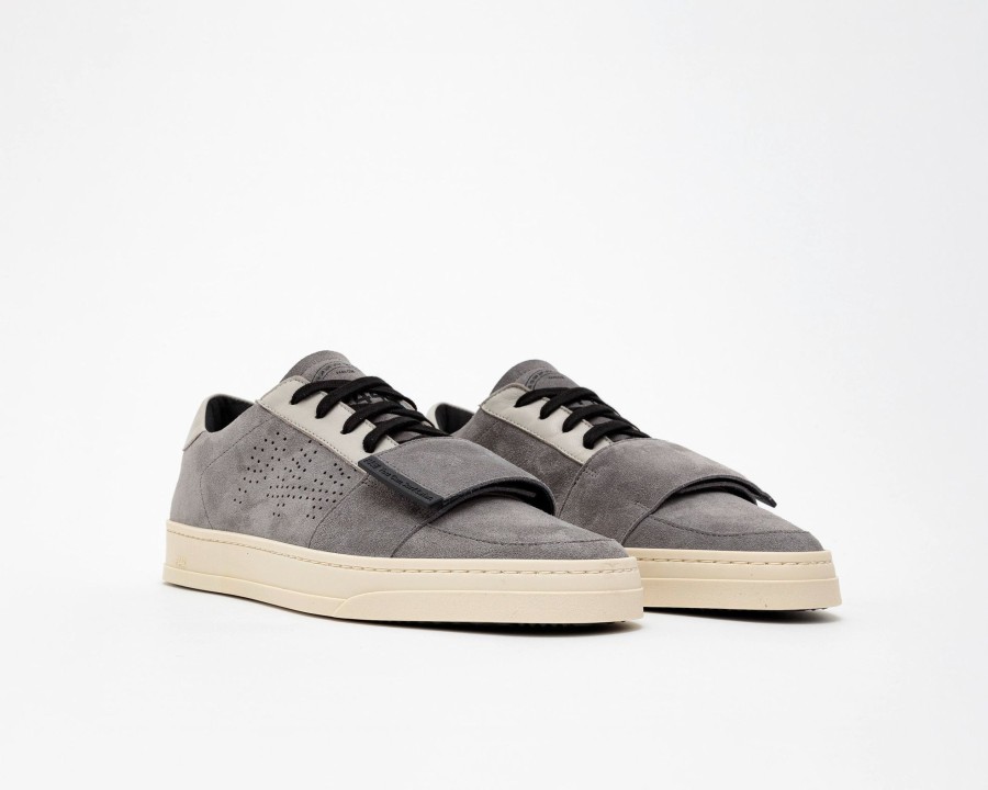 Men P448 Low Tops | Jack Velcro Anthracite