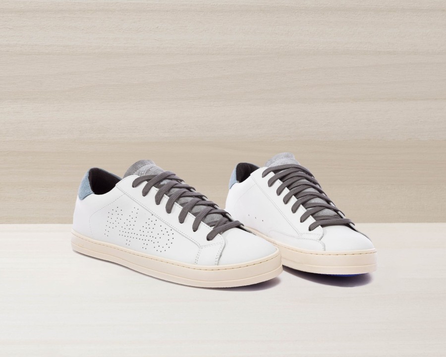 Men P448 Low Tops | John White/Stone