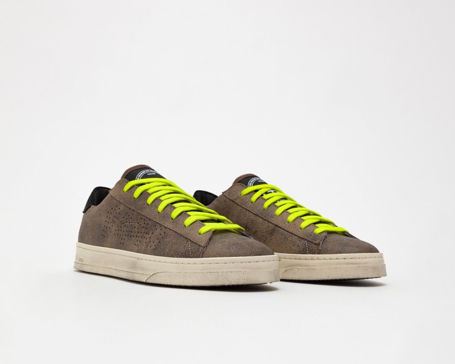 Men P448 Low Tops | Jack Wild Brown