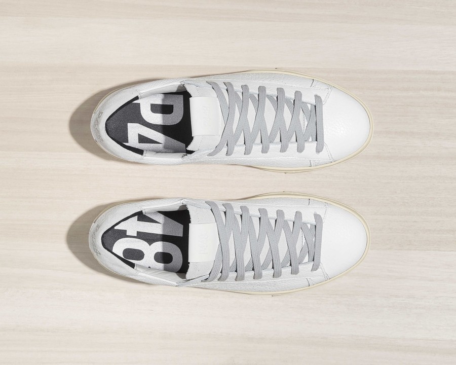 Men P448 Low Tops | Jack All White