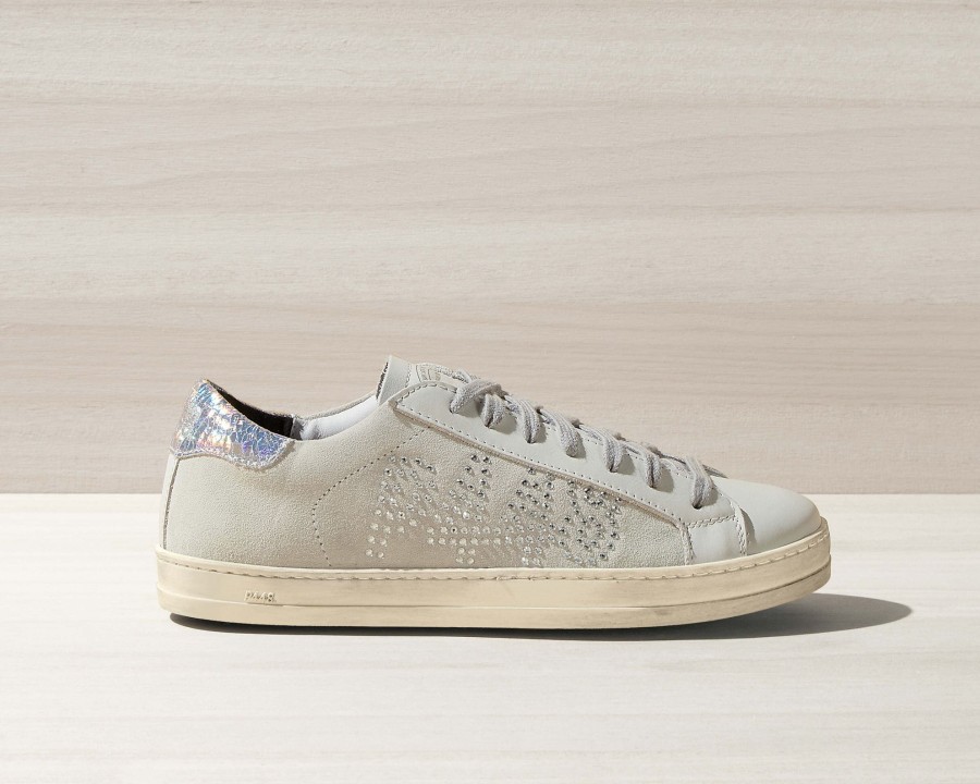 Women P448 Low Tops | John White/Silver