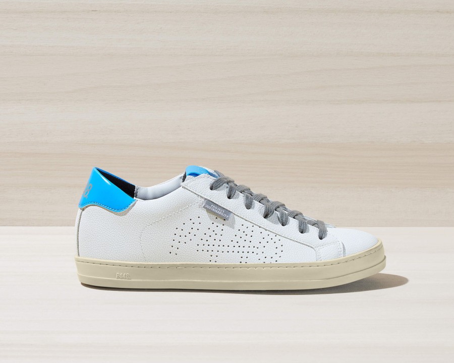 Men P448 Low Tops | John Recycled White/Blue