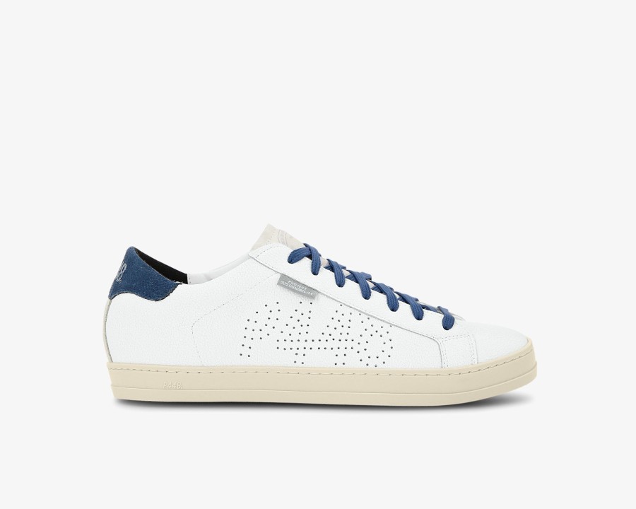 Men P448 Low Tops | John Lionfish White/Navy