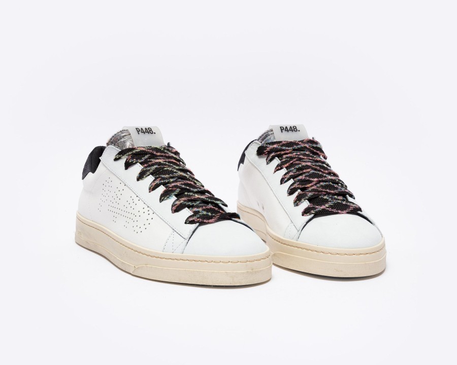 Men P448 Low Tops | Jack White/Felt