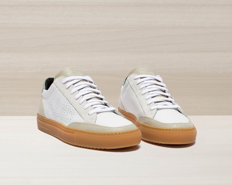 Men P448 Low Tops | Soho White/Ele