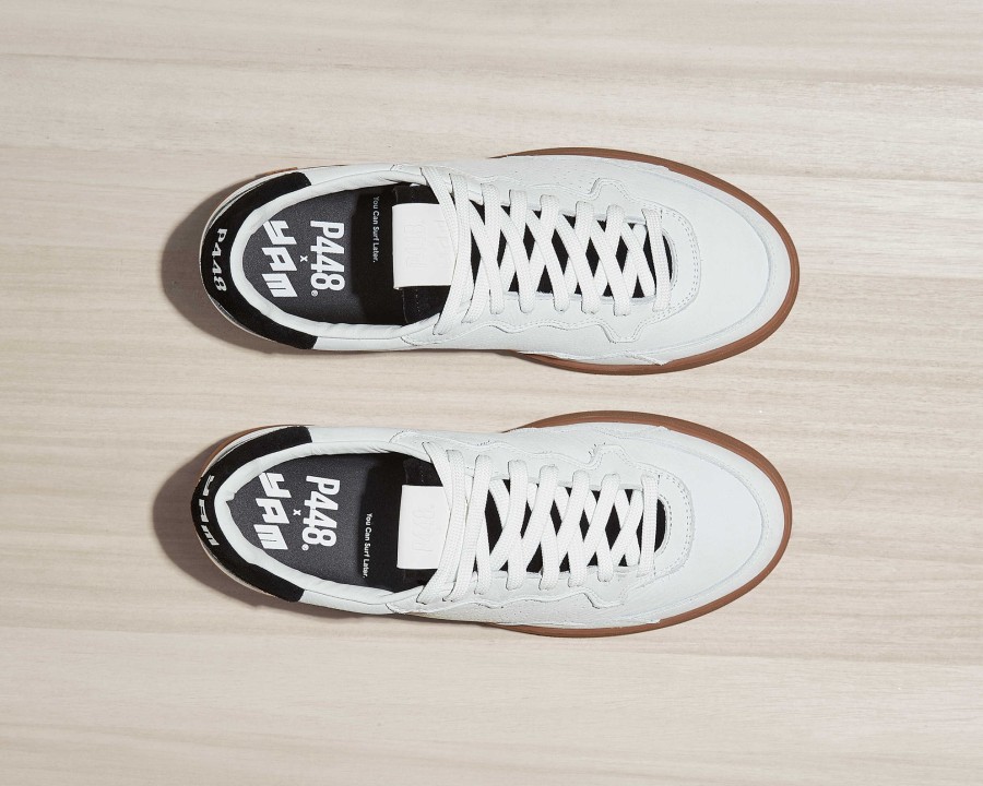 Men P448 Low Tops | Yam White/Nero