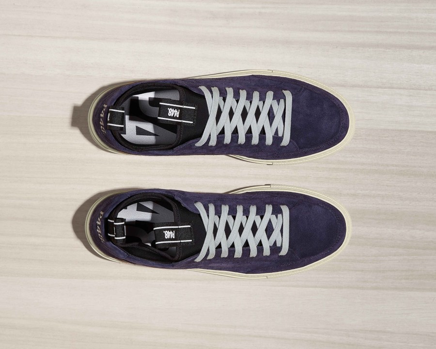 Men P448 Low Tops | Sohosocks Blue/Black