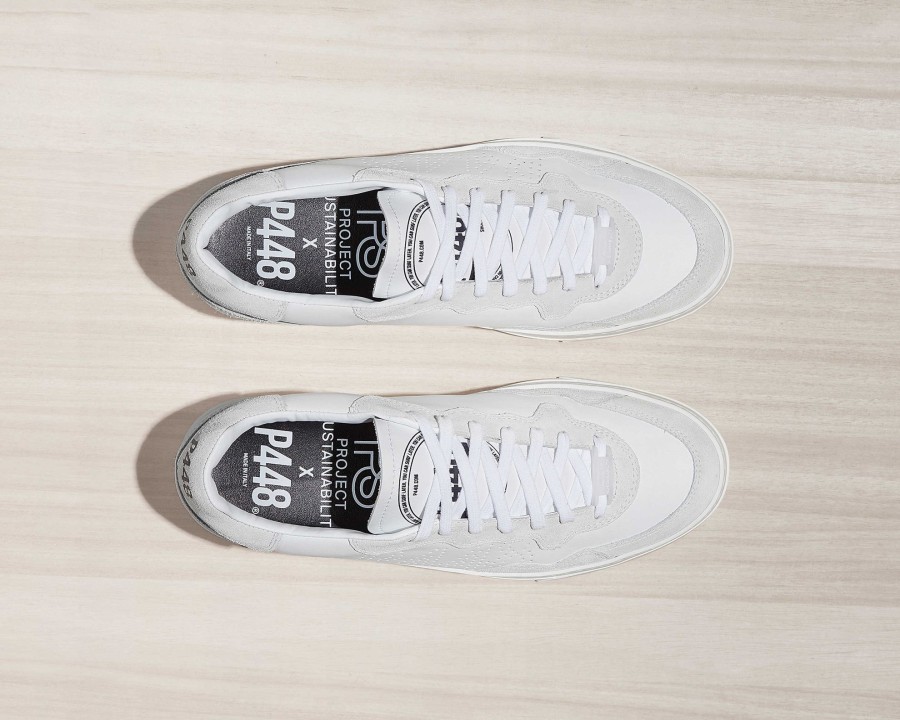 Men P448 Low Tops | Bali Recycled White/White