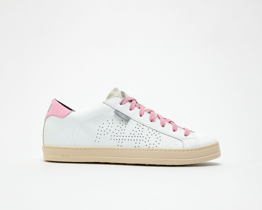 Men P448 Low Tops | John Lionfish White/Bubblegum