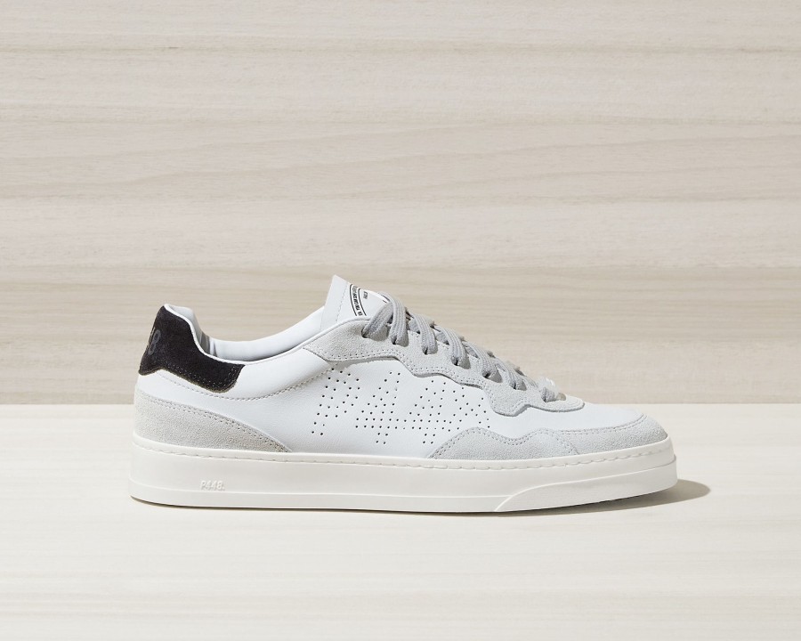 Men P448 Low Tops | Bali Recycled White/Black