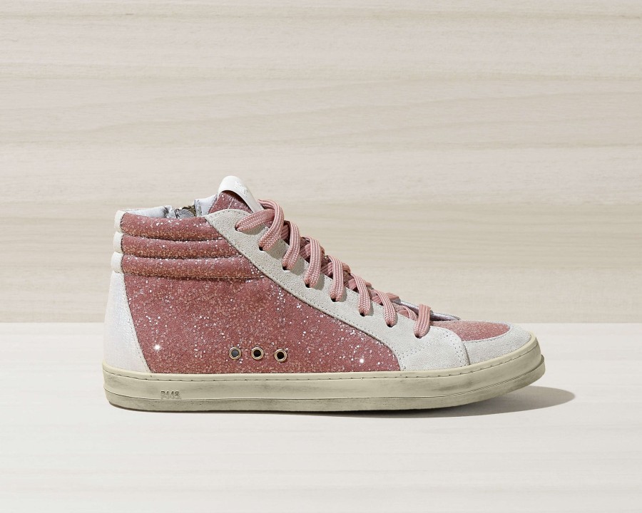 Women P448 High Tops | Skate Rose/Sparkle