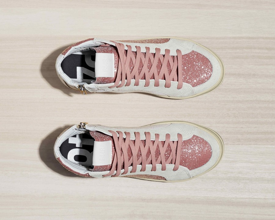 Women P448 High Tops | Skate Rose/Sparkle