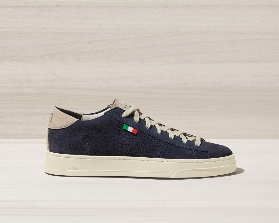 Men P448 Low Tops | Jack Blue