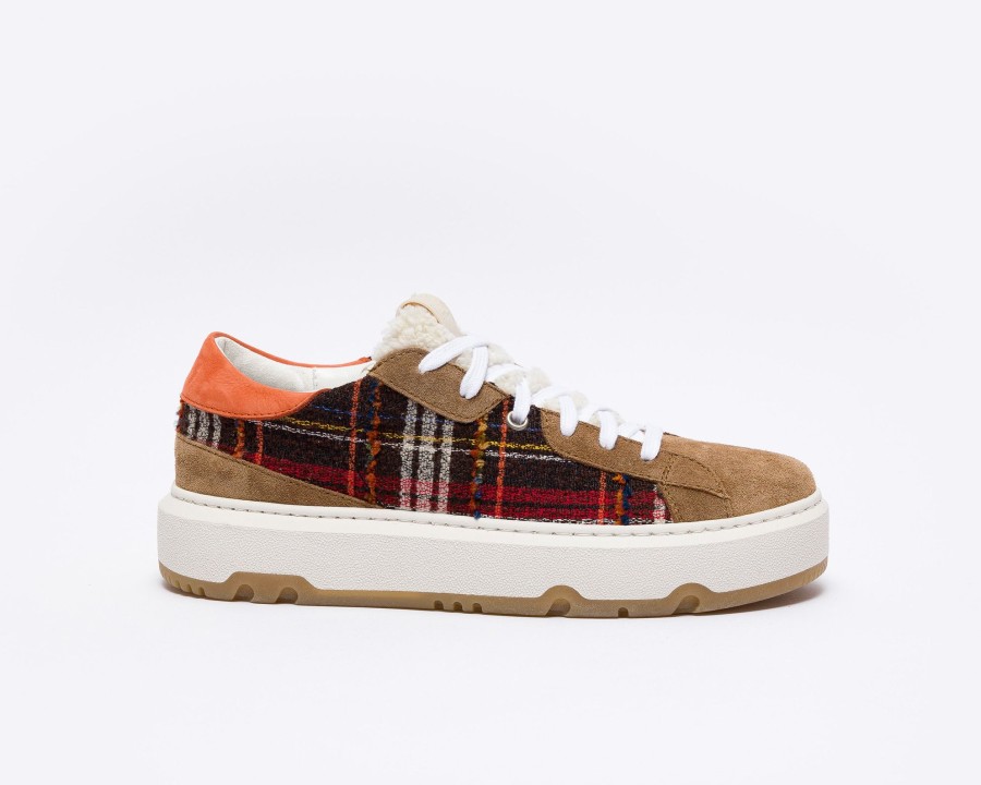 Women P448 Platforms | Aerial Bri/Tartan