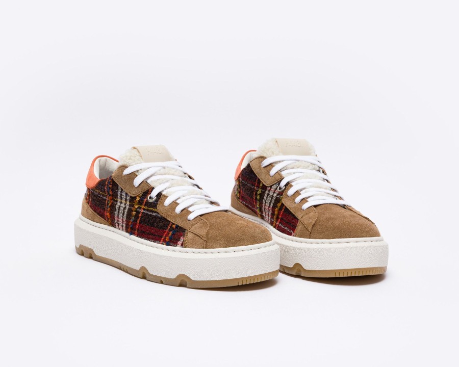 Women P448 Platforms | Aerial Bri/Tartan