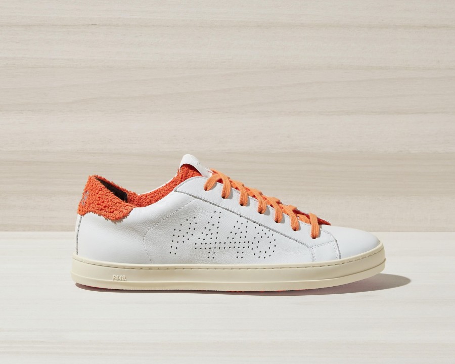 Men P448 Low Tops | John White/Sponge