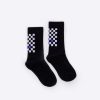 Women P448 Accessories | Socks Black/Check