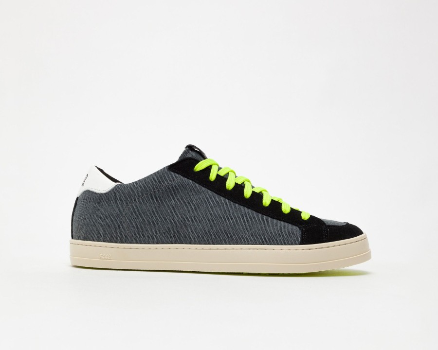 Men P448 Low Tops | Jane Dela/Black