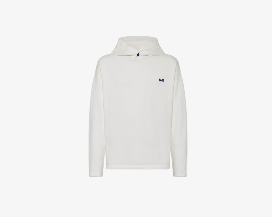 Women P448 Sweatshirt & Hoodie | P448 Hoodie Off-White