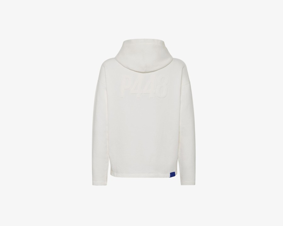 Women P448 Sweatshirt & Hoodie | P448 Hoodie Off-White